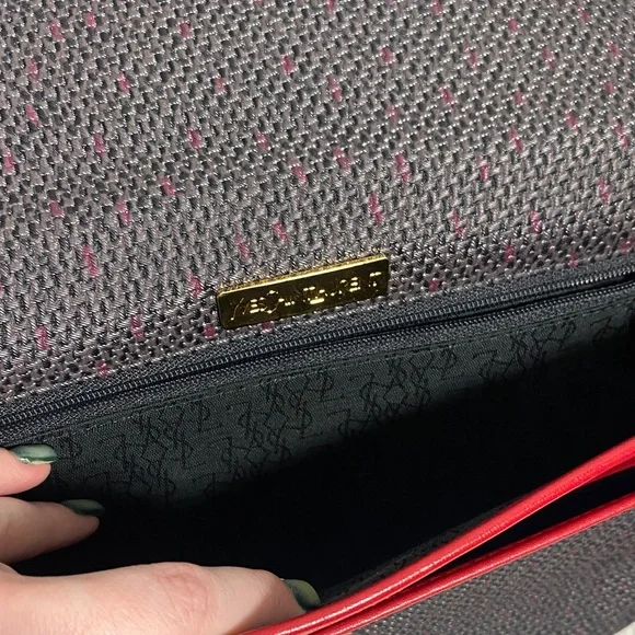 Pre loved - Vintage YSL Women's crossbody / messenger bag - Picture 10 of 12